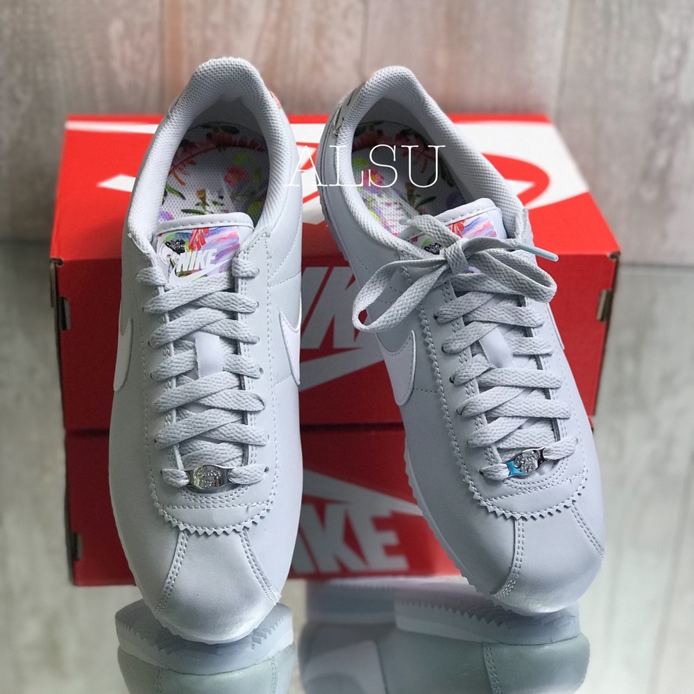 Nike Classic Cortez Leather Pure Platinum W AUTHEN - Picture 3 of 8